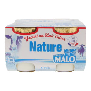 Yaourt au lait entier Saveur Vanille - Malo