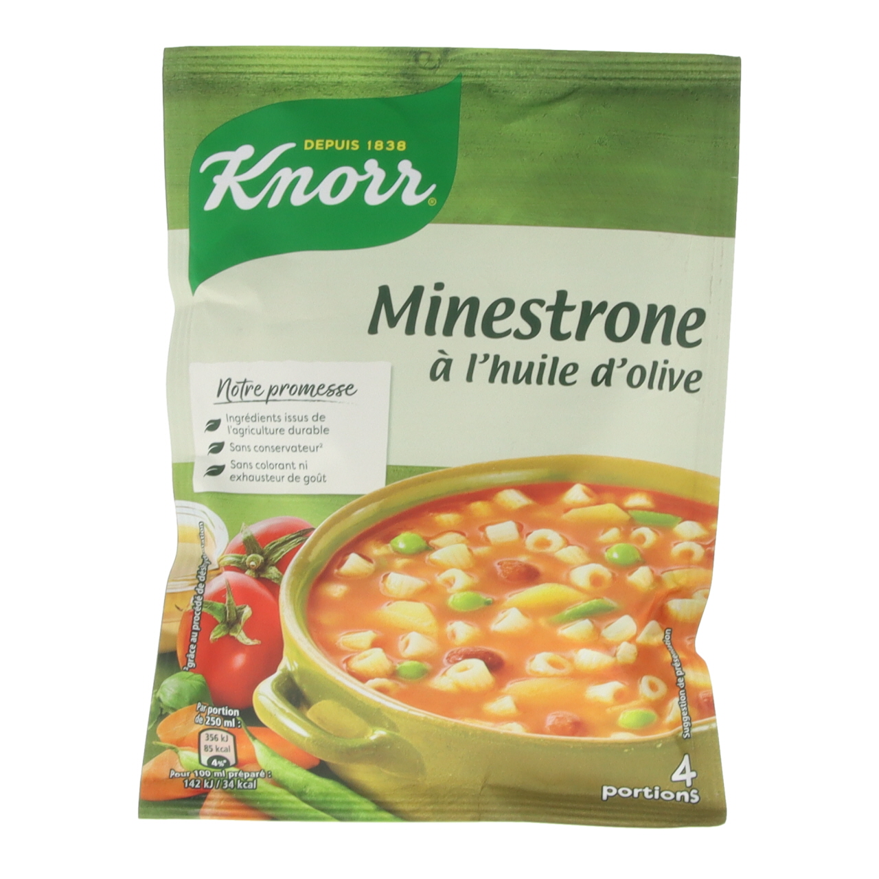 Soupe deshydratée Passée aux 9 légumes KNORR - le sachet pour 4