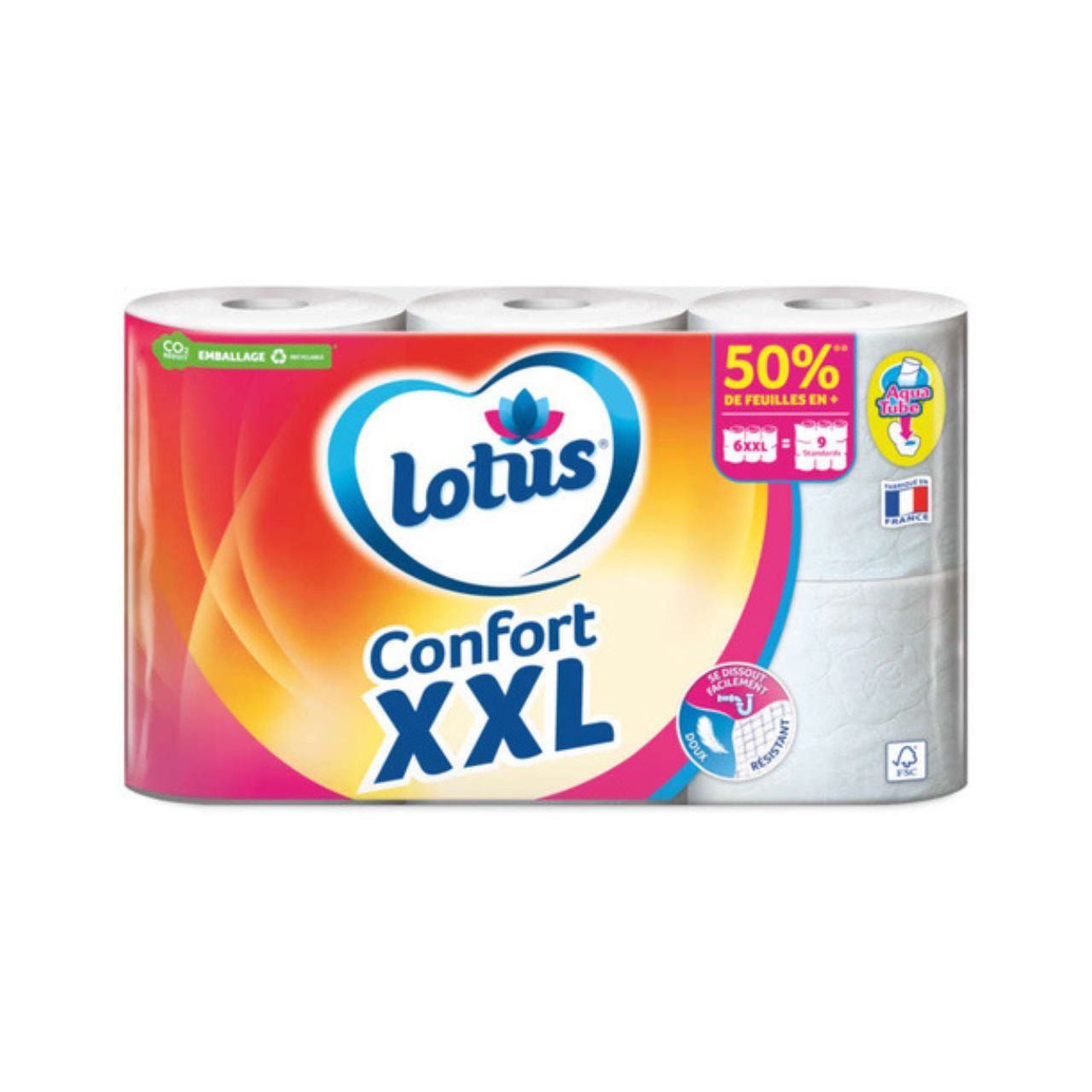 Lotus - Papier toilette Confort (x6) commandez en ligne avec Flink !